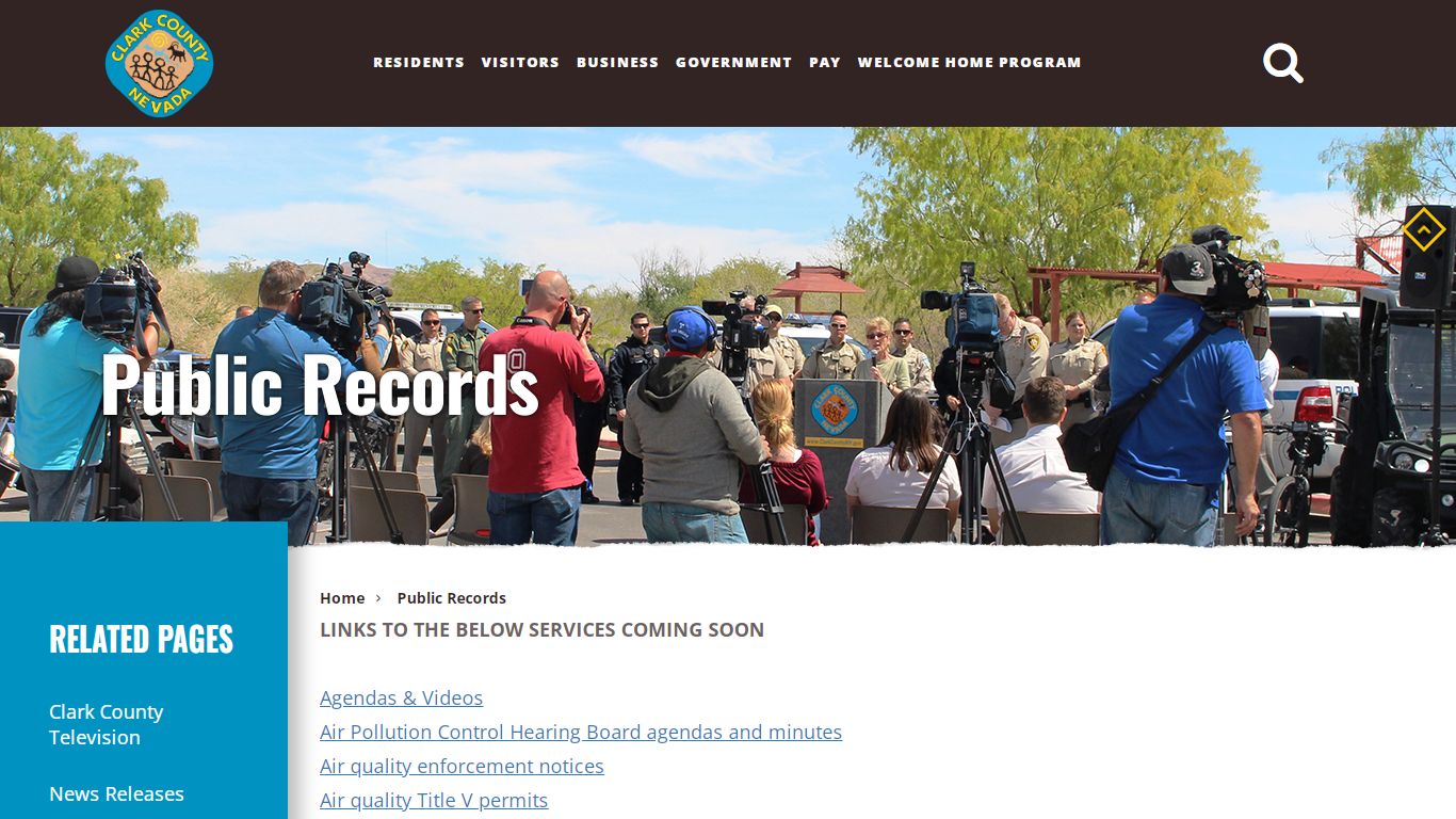 Public Records - Clark County, NV